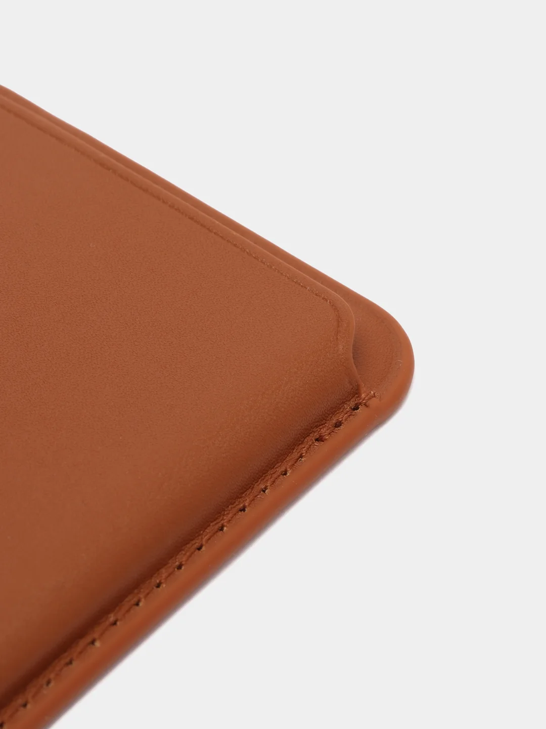 Коричневый магнитный кошелек для карт MagSafe Leather Wallet iPhone, картхолдер