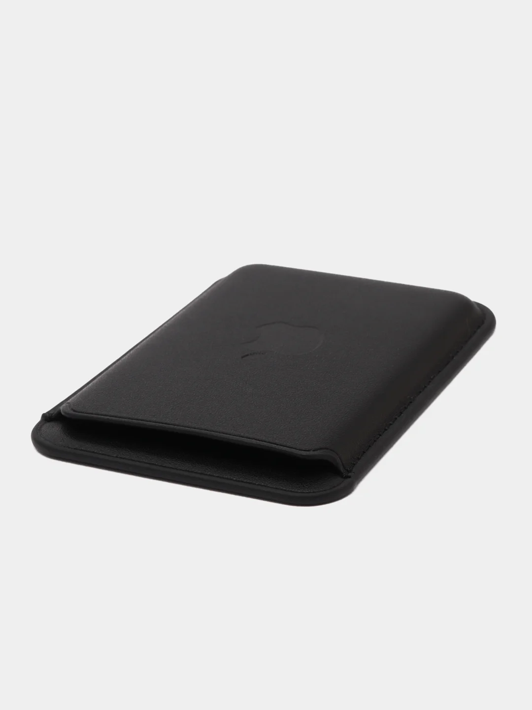 Черный магнитный кошелек для карт MagSafe Leather Wallet iPhone, картхолдер