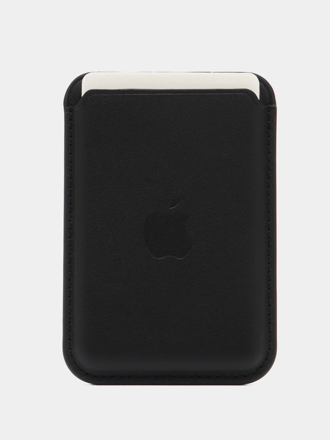 Черный магнитный кошелек для карт MagSafe Leather Wallet iPhone, картхолдер