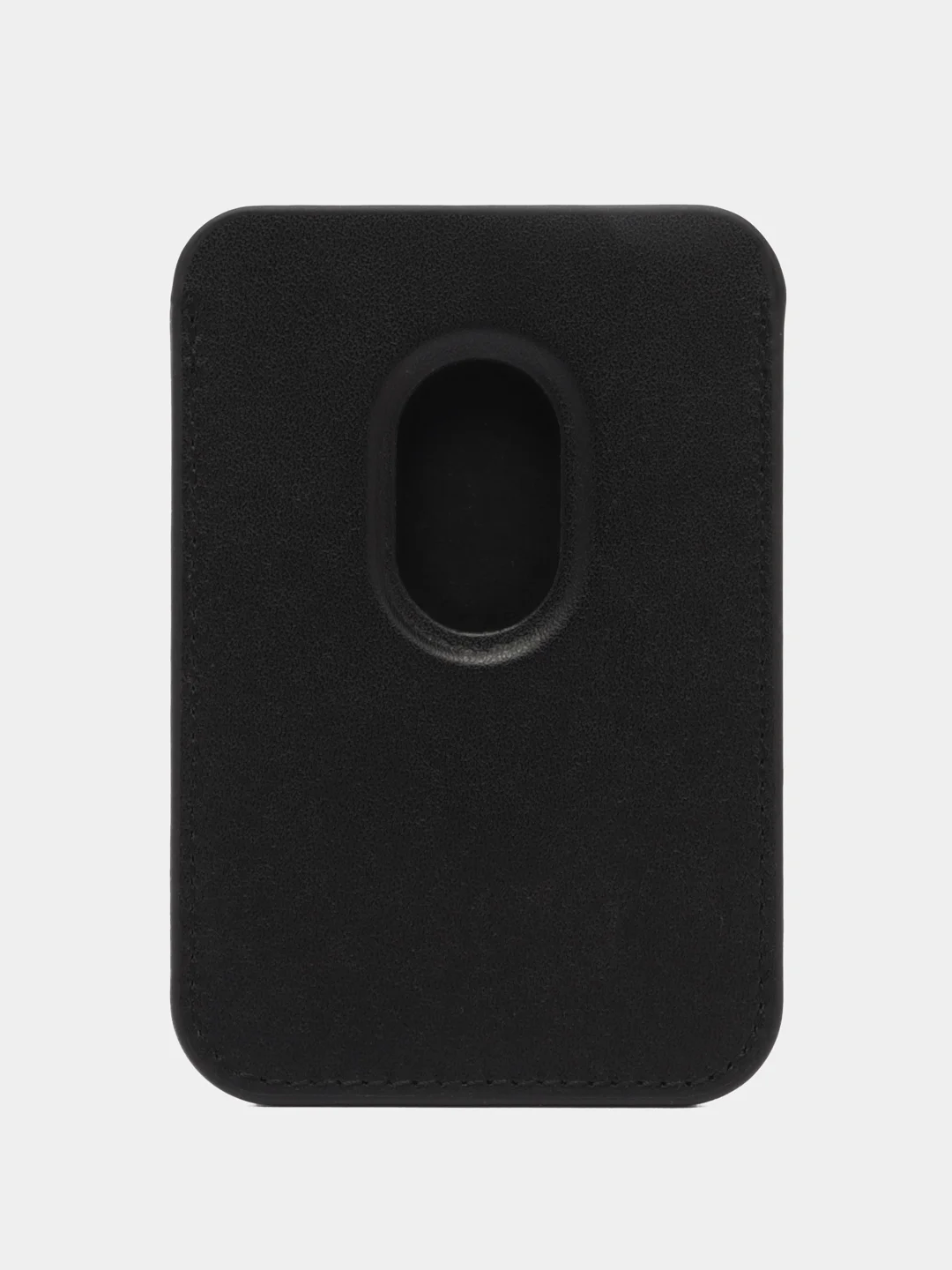 Черный магнитный кошелек для карт MagSafe Leather Wallet iPhone, картхолдер