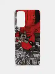 Красный силиконовый чехол Xiaomi Redmi 9 / 9A / 12 / 12X / 9T / 9C / 9A / 10 / Poco M3, с рисунком