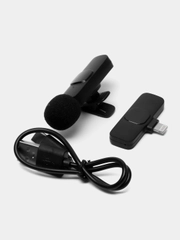 Микрофон петличный беспроводной для iPhone и Type-C