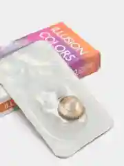 Коричневый цветные контактные линзы Illusion colors Elegance, 2 шт, 3 месяца