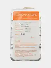 Серый цветные контактные линзы Illusion colors Elegance, 2 шт, 3 месяца