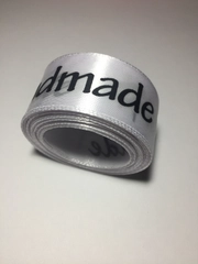 Атласная лента "Handmade" 2,5 см