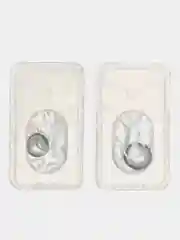 Серый цветные контактные линзы Illusion colors Elegance, 2 шт, 3 месяца