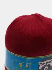 Багровый пряжа пух норки/пряжа