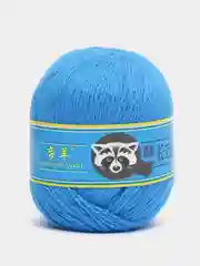 Голубой пряжа пух норки/пряжа