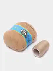 Бежевый пряжа пух норки/пряжа