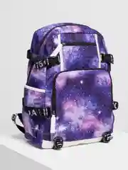 Аметистовый рюкзак с ортопедической подкладкой, с USB