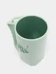 Зеленый стакан - держатель для зубной щетки "Рыбка" / Кружка пластиковая