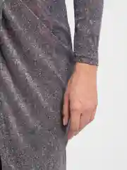 Платье женское, вечернее, с люрексом, блестящее