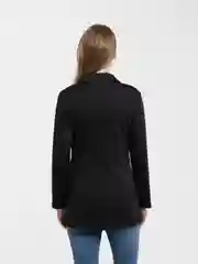 Черный женское платье-пиджак