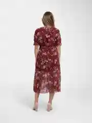 Багровый платье женское, миди