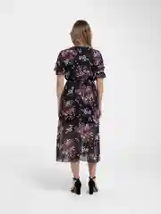 Черный платье женское, миди