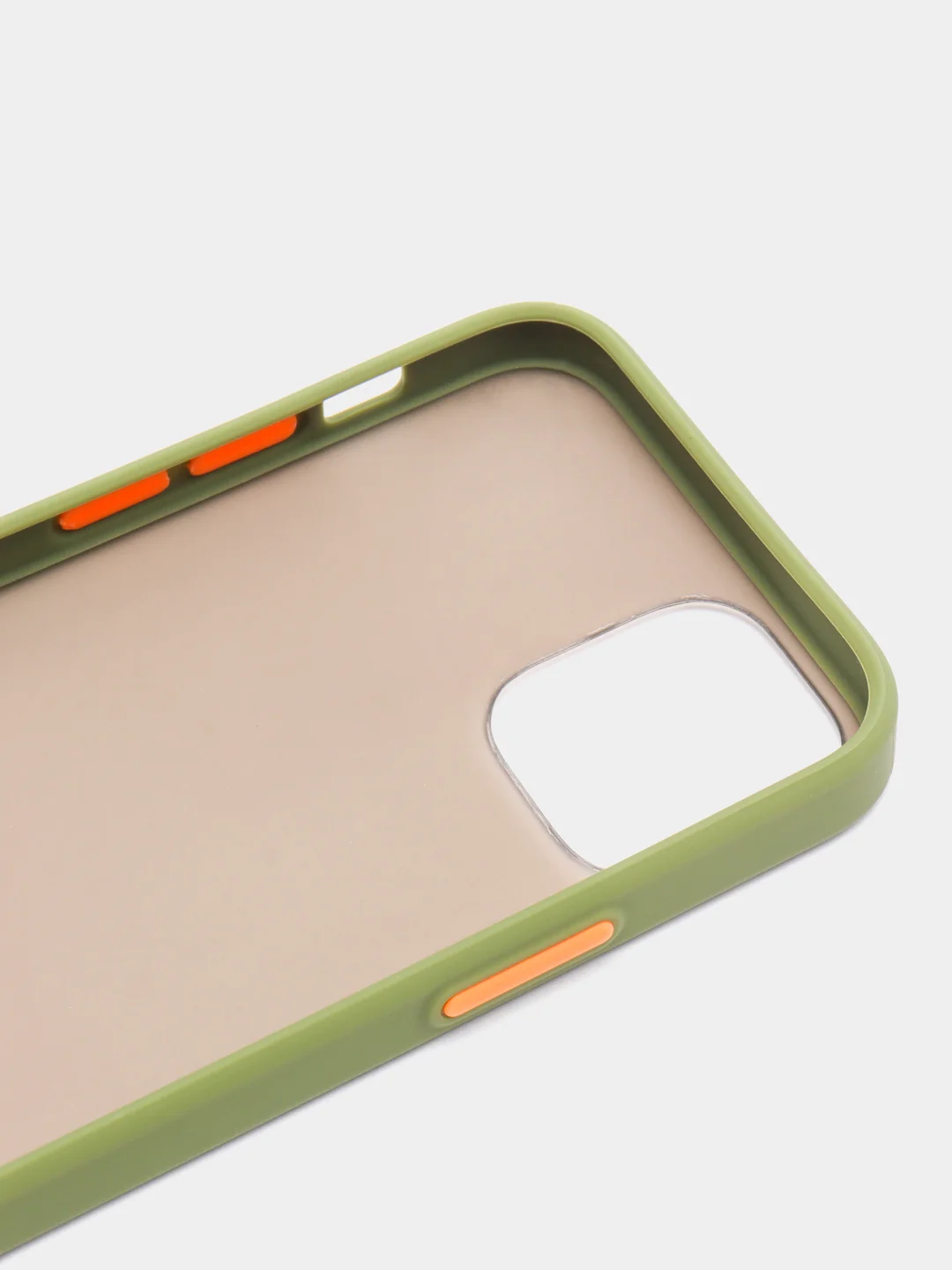 Оливковый чехол для IPhone, матовый
