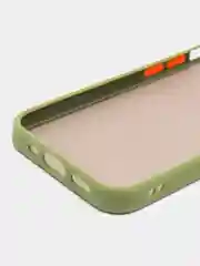 Оливковый чехол для IPhone,  матовый
