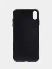 Черный чехол для IPhone XS Max, стеклянная панель