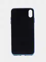 Синий чехол для IPhone XS Max, стеклянная панель