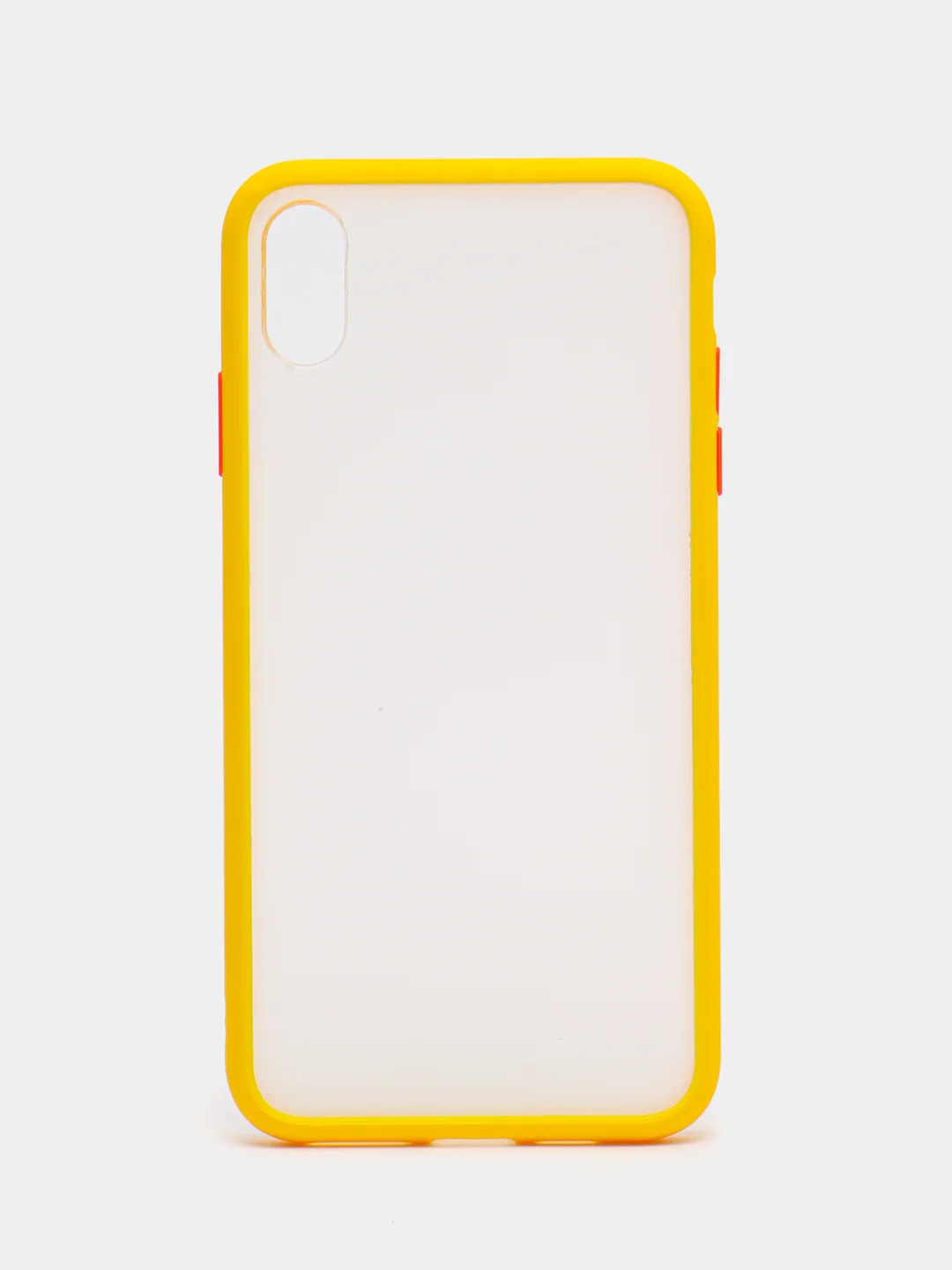 Желтый чехол для IPhone, матовый