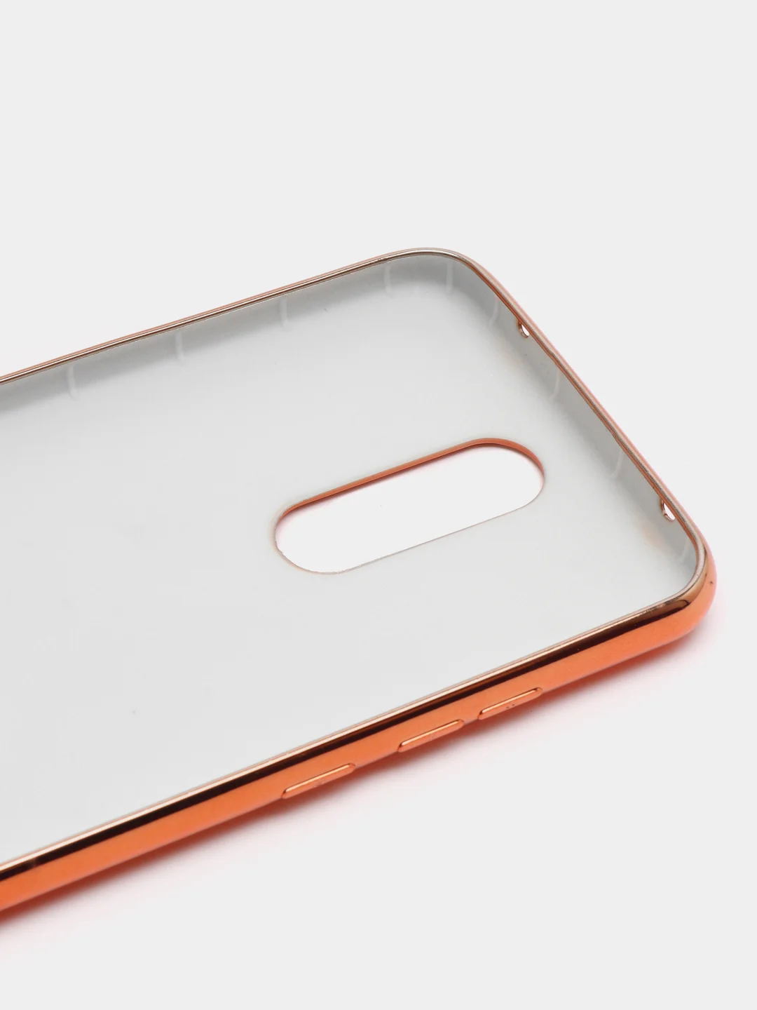 Оранжевый чехол для Xiaomi Redmi 8, силиконовый, с окантовкой