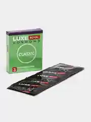 Презервативы Luxe Royal Classic, гладкие, 3 штуки