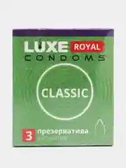 Презервативы Luxe Royal Classic, гладкие, 3 штуки