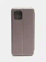 Серебряный чехол-книжка для Samsung Galaxy A03