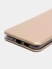 Золотой чехол-книжка для Samsung Galaxy A73 (Самсунг Галакси А73)