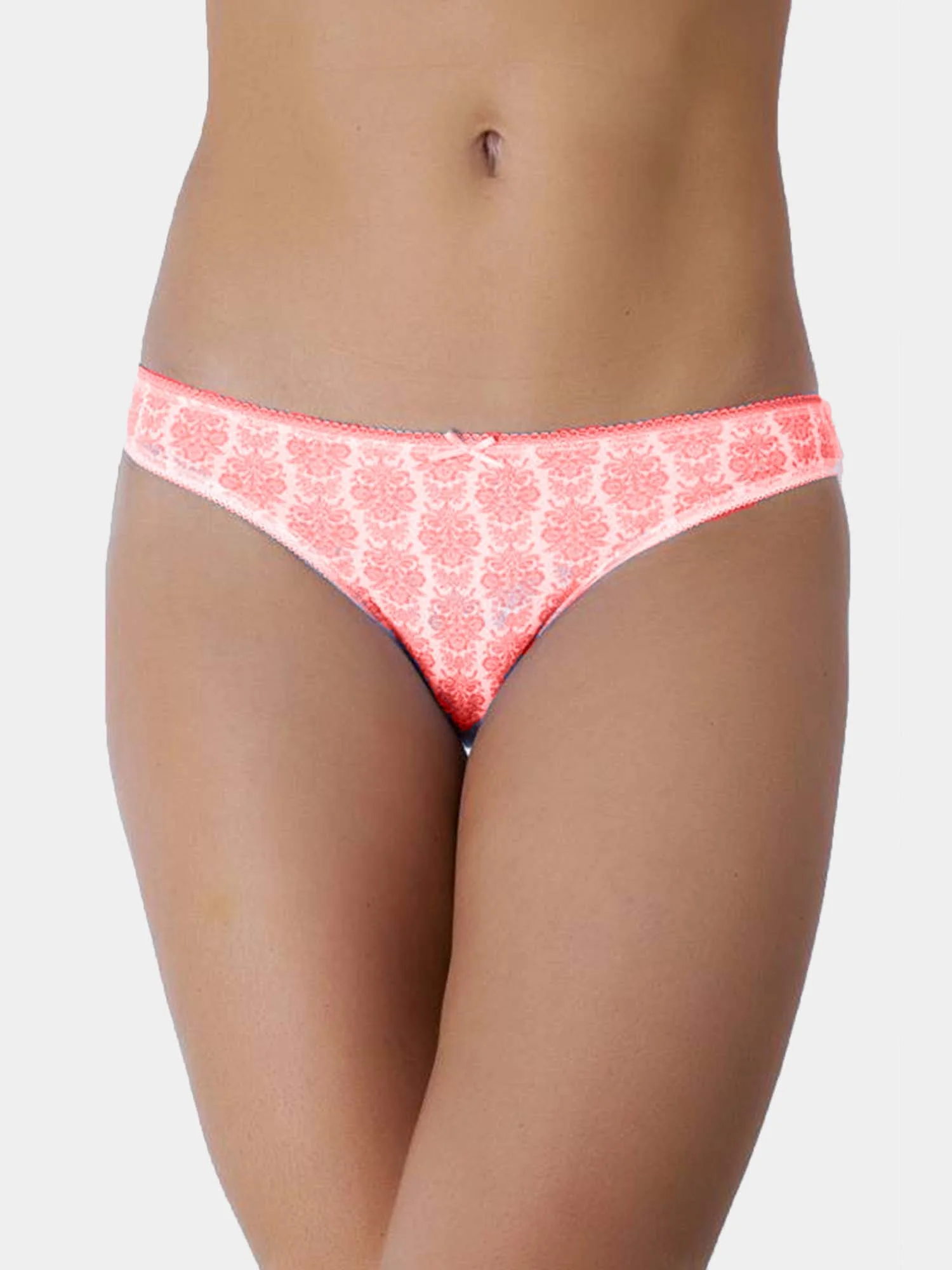 Коралловый трусики Vis-A-Vis Ds2161 хлопковые мини-бикини 50 размер XL