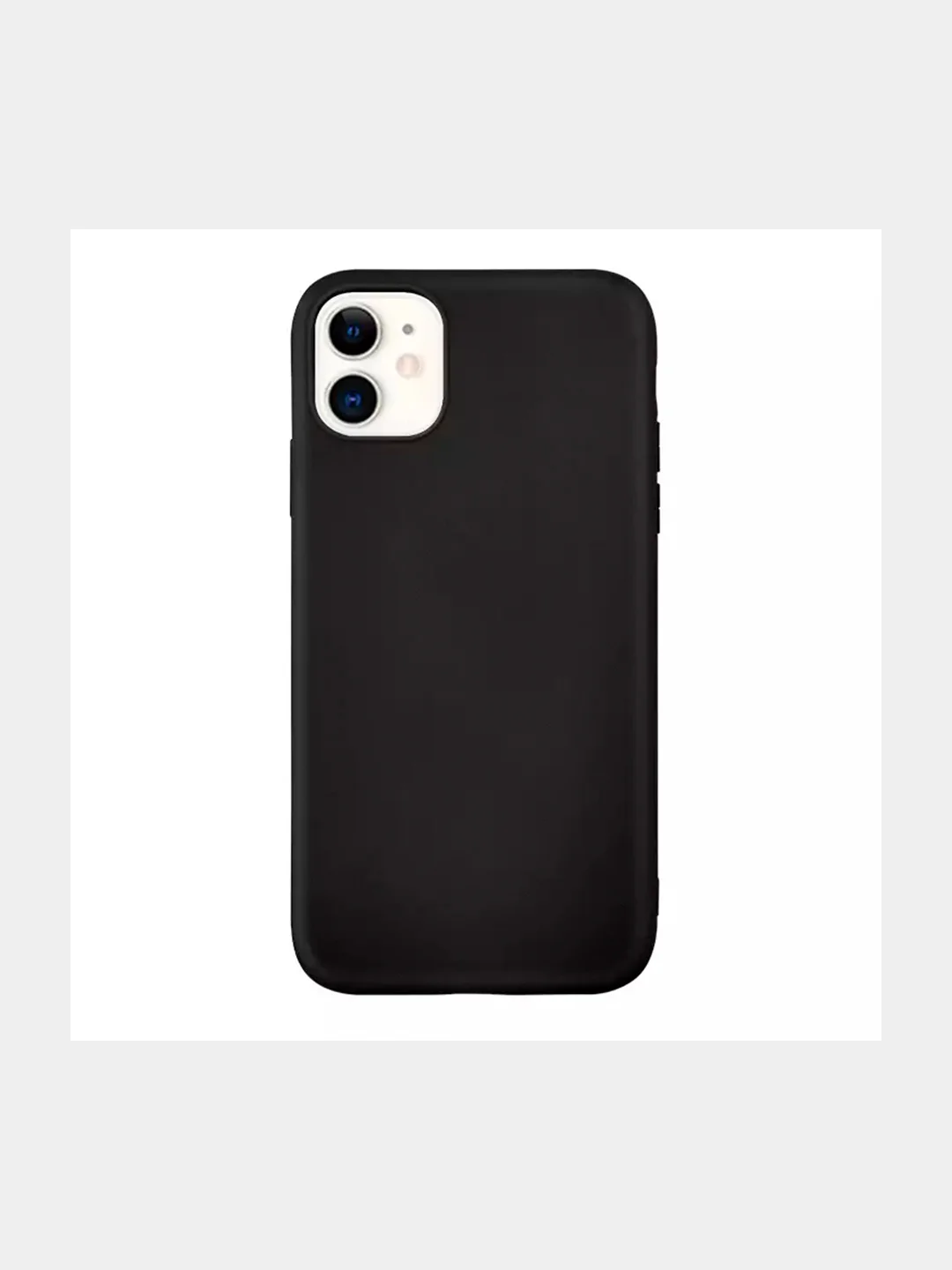 Черный чехол для iPhone X Xs XR 11 12 mini 12 12 Pro 13 13 mini 13 Pro 14 14 Plus, силиконовый