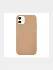 Бежевый меланж чехол для iPhone X Xs XR 11 12 mini 12 12 Pro 13 13 mini 13 Pro 14 14 Plus, силиконовый