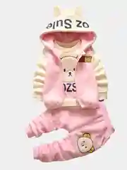 Конфетный детский костюм, утепленный