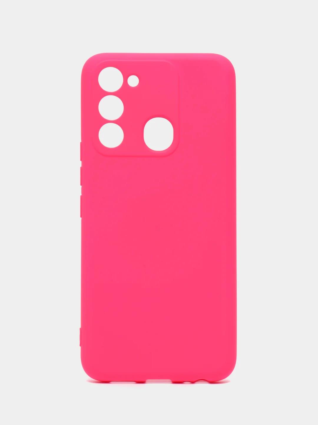 Алый чехол TECNO Spark 8C / GO 2022, с защитой камеры и бархатом внутри
