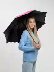 Фуксия зонт женский складной, классический