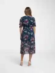 Зеленый платье женское, миди