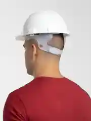 Каска защитная белая
