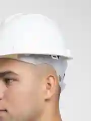 Каска защитная белая