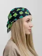 Лесной зеленый бандана