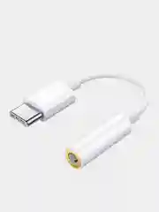 Белый переходник для samsung USB Type-C аудио-разъём jack 3.5 mm кабель для наушников AUX аукс