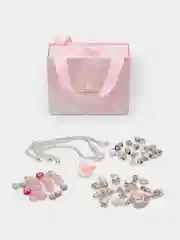 Розовый kiddiboom / Набор для создания украшений/для творчества/для девочек/для браслетов