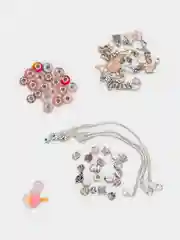 Розовый kiddiboom / Набор для создания украшений/для творчества/для девочек/для браслетов
