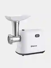 Белый мясорубка Sakura SA-6420W, 1500 Вт