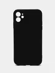 Черный чехол для iPhone 11 XR 12 / 7 / 8 Plus 13 Mini Pro Max силиконовый айфон про макс
