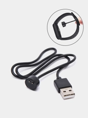 Кабель для зарядки фитнес браслета Xiaomi mi band 5 / 6 / 7, USB
