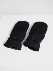 Черный рукавицы зимние