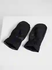 Черный рукавицы зимние