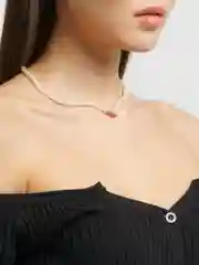 Серебряный бусы на шею