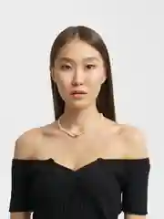 Серебряный бусы на шею