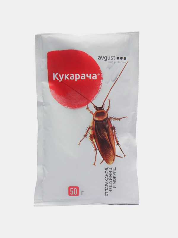 Средство "Кукарача" от тараканов, чешуйниц и мокриц, 50 г